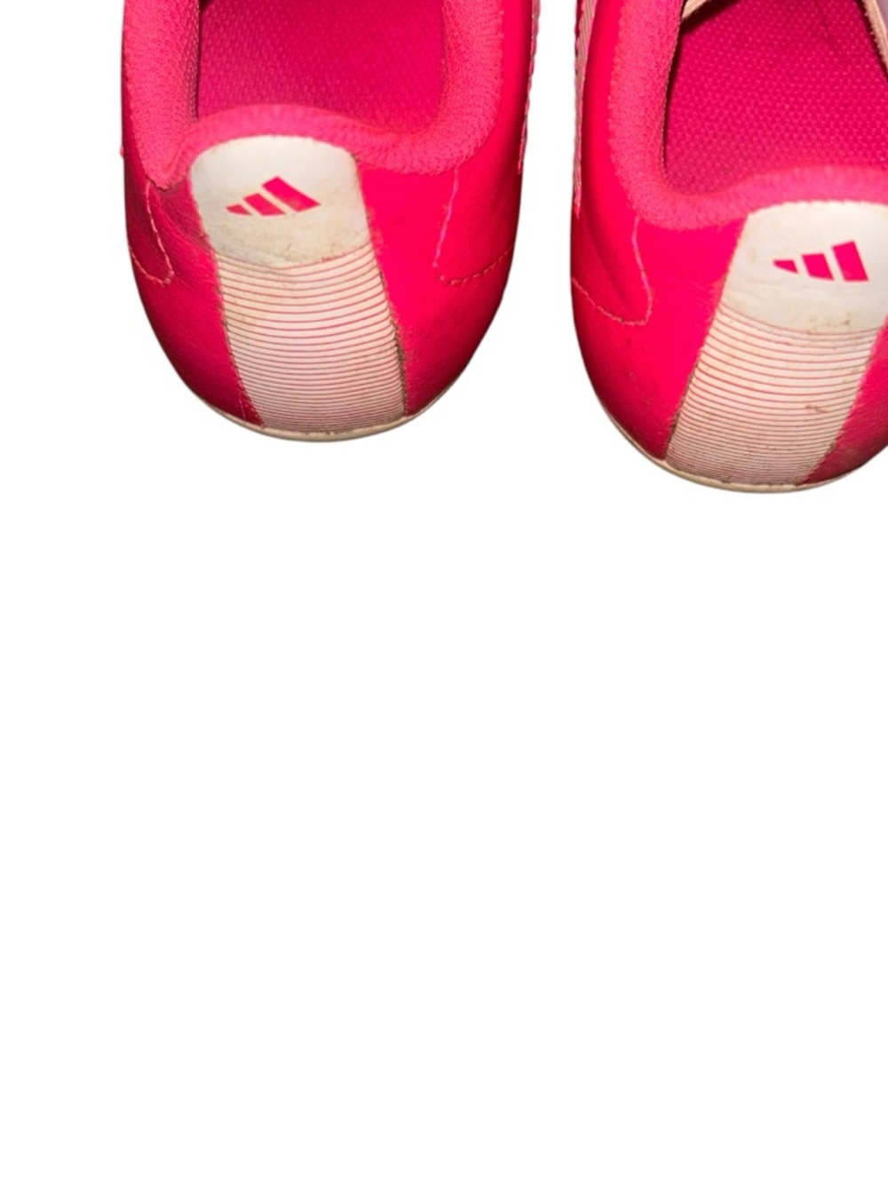 ADIDAS girls hot pink & white Goletto VIII outdoor soccer Cleats shoes 2Y - Picture 4 of 5